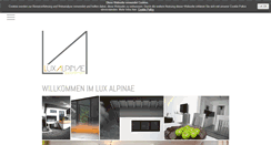 Desktop Screenshot of luxalpinae.com