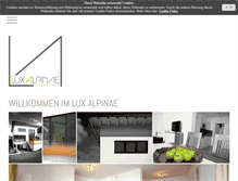 Tablet Screenshot of luxalpinae.com